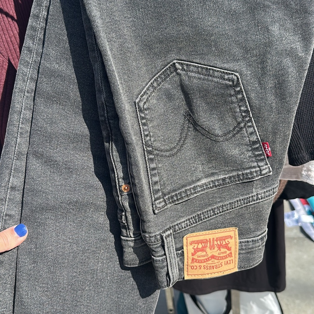 Levi's Charcoal Denim Pants